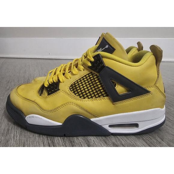 Jordan Air Jordan 4 Retro Lightning Yellow Black Men\'s Sneaker Low Top 8.5 main image 14